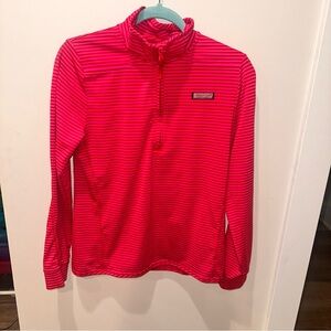 EUC Vineyard Vines Striped Pink and Red Shep Shirt size Small